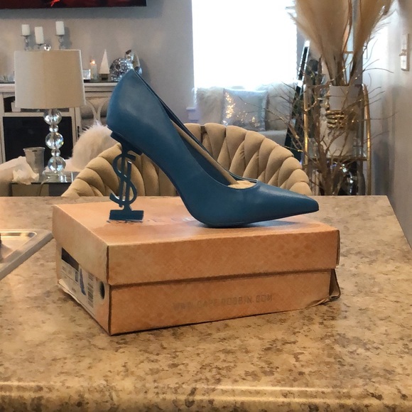 Cape Robbin Priceless Blue Heels New In Box! - Picture 4 of 8